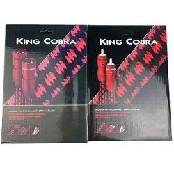 King Cobra PSC RCA na XLR żeński / męski Kabel HiFi Audio XLR zbalansowany z pudełkiem