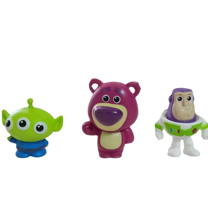 3 Stück Disney Toy Story Buzz Lightyear Alien Anime Cartoon Niedliche Puppe Schuhschnalle Mode Kinder Charm Sandalen Dekor Zubehör