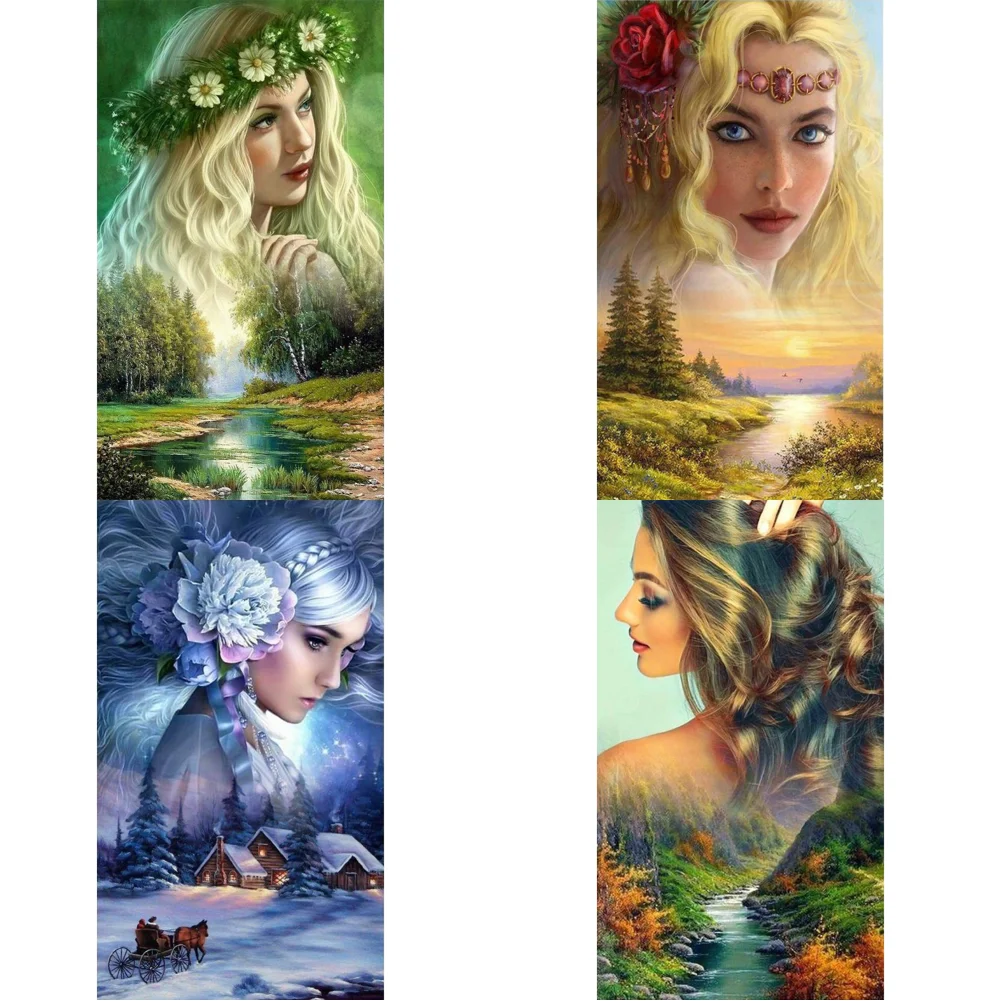 

Full Round Drill Diamond Painting 5D Goddess of Four Seasons Kit (B9311)