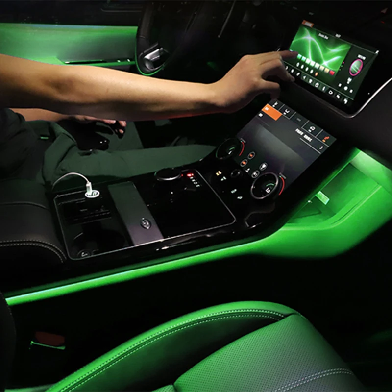

Inter door Ambient light For Range Rover Velar Ambient Light Car LCD panel screen control 10 colors