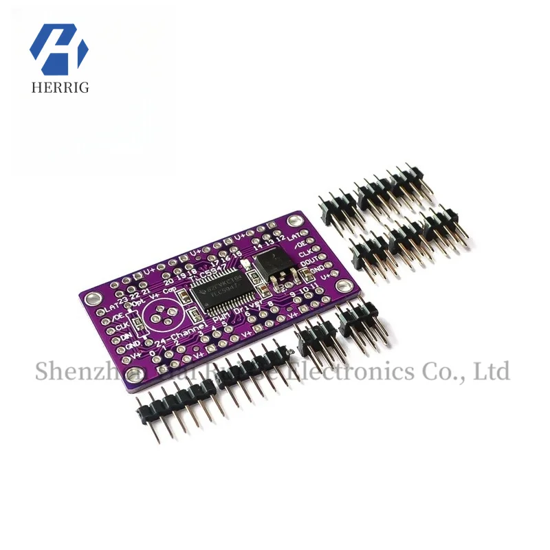 

1PCS/LOT TLC5947 12BITS PWM Pulse Width Modulation 24 Output Channels LED Driver Module