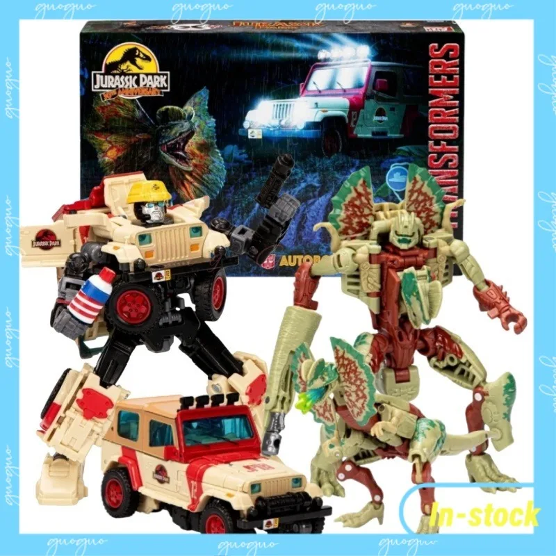 Jouets de transformation Honbro Dilophocon et JP12 Jeep, modèle d'action, jouet cadeau de vacances, en stock