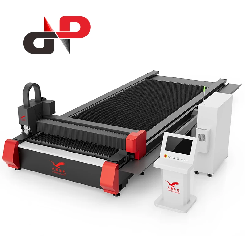 

1500W 2000W 3000W 6000W Single Table Fiber Laser Cutting Machine With Independent Electrical Cabinet