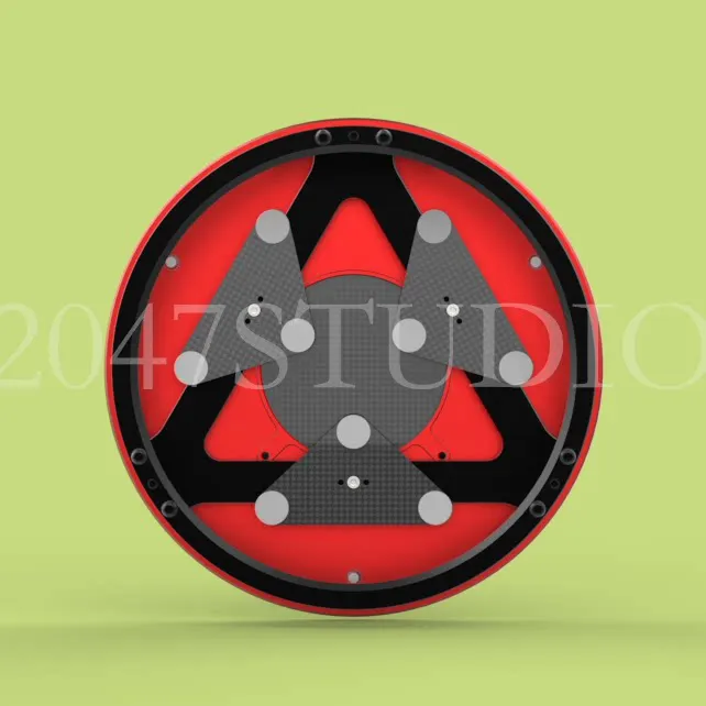 Metal Newtonian reflector telescope primary mirror mount, front and rear rings, upgrade and DIY customization.