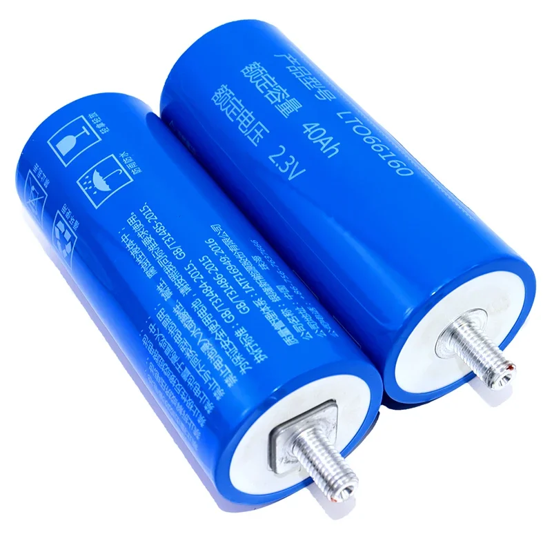 1-6PCS 2.3V 40Ah LTO Battery DIY 12V 24V Car Battery 25000 Cycle Life 100% Original Yinlong LTO 66160 Lithium Titanate Battery