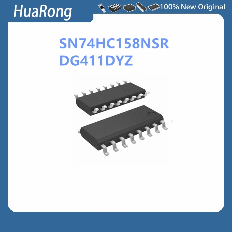 10Pcs/Lot SN74HC158NSR HC158 DG411DYZ DG411DY DG411