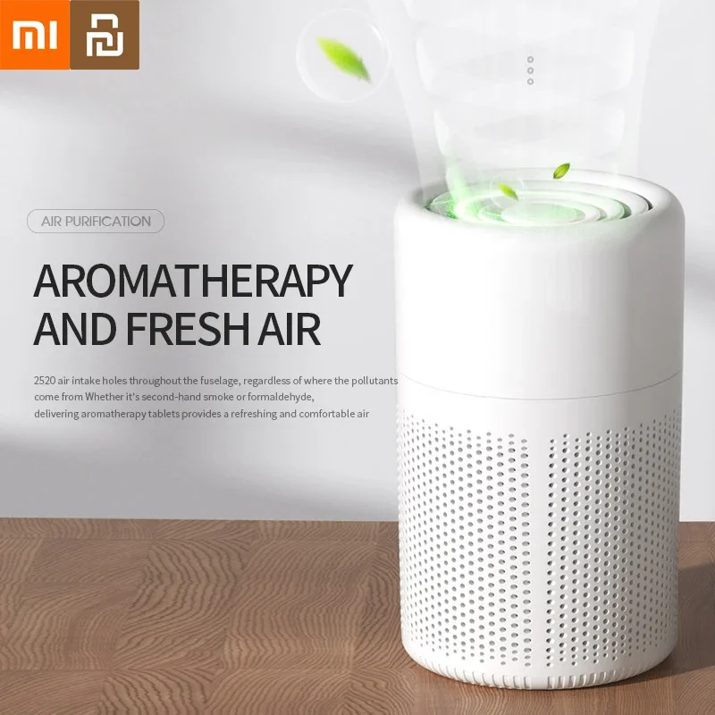 Xiaomi Youpin-purificador de aire de escritorio, filtro de purificación de iones negativos, esterilización, desodorización, ambientador portátil