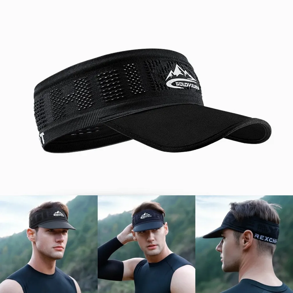 

Summer Top Empty An-ti UV Sunhat Breathable Mesh Tennis Golf Baseball Cap Sports Running Hat Quick Dry Sweat-absorbent Visors