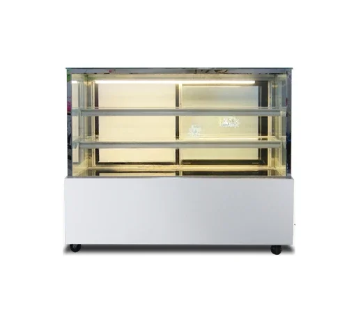 acrylic desk counter top countertop stand desert birthday cake display freezer chiller fridge case showcase cabinet