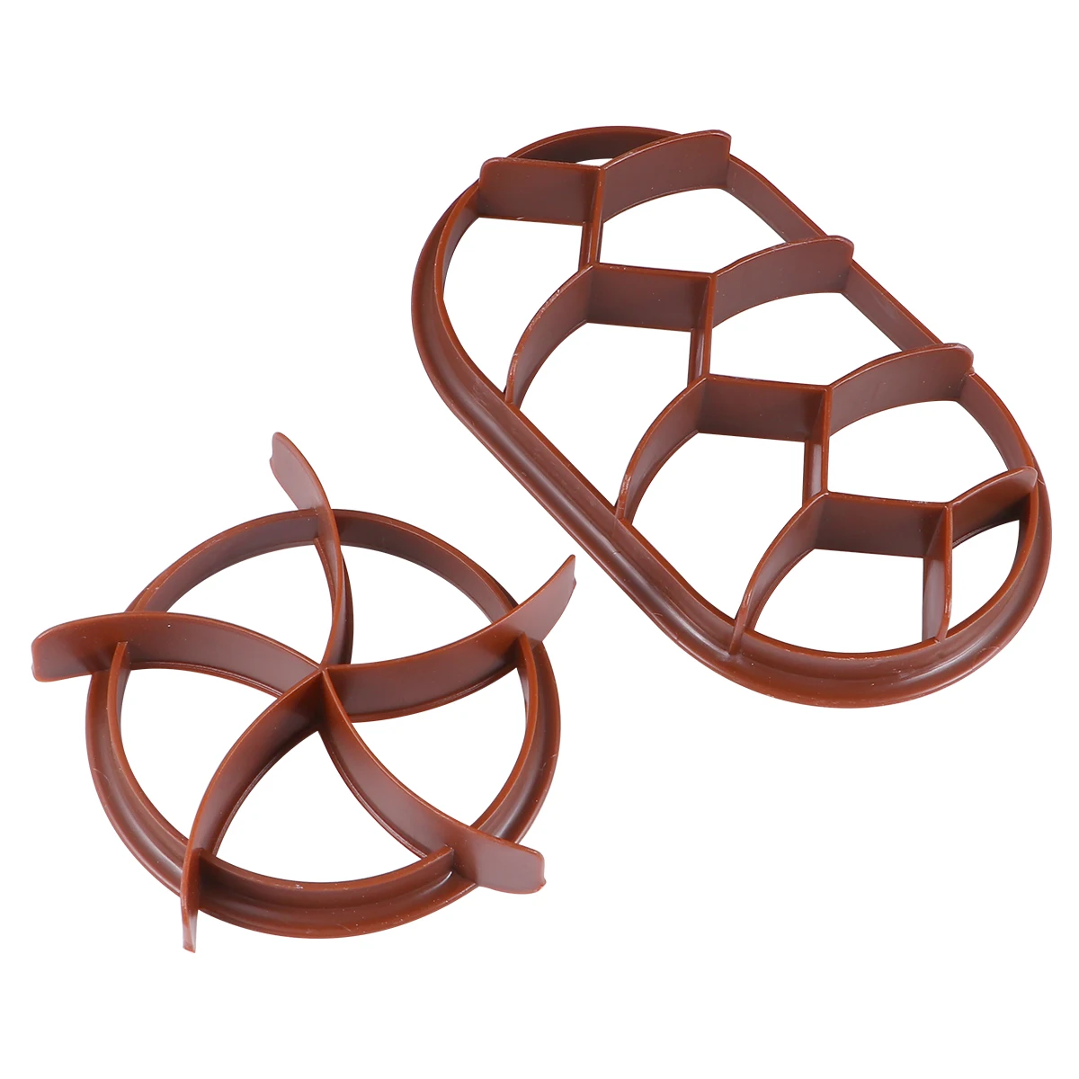 2 uds estampado de pan sartenes para hornear frutas hecho en americano Kaiser utensilios para hornear moldes para galletas Mini redondo europeo