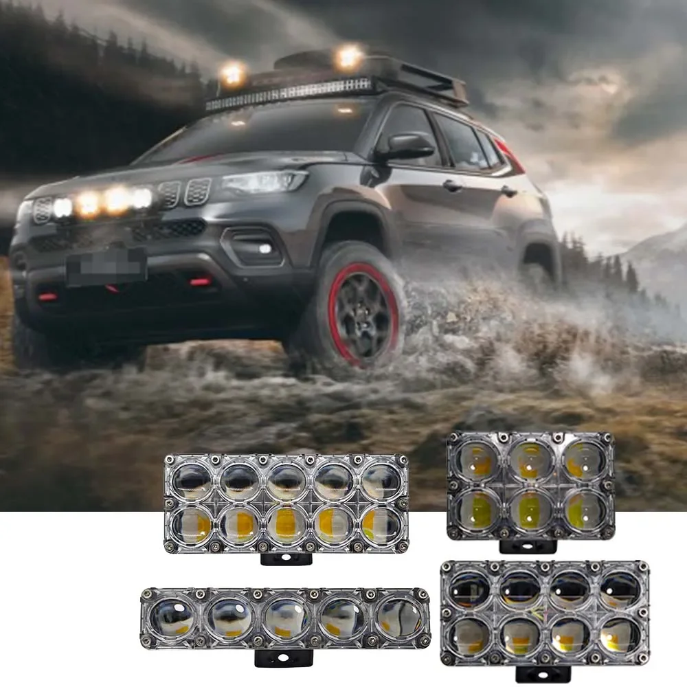 Car Led Work Light DC12-80V Spotlight Driving Fog Light Led For 4x4 Offroad Motorcycle Truck Tractor Boat Trailer Led Light