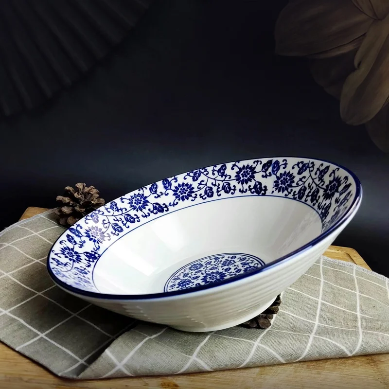 Tazón Cónico para Fideos de Uso Comercial, Tazón para Sopa Picante de Sichuan, Fideos Pequeños, Tazón para Sopa Japonesa, para Restaurantes