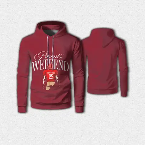 Vår- och hösttröja med amerikanskt college-motiv, fotbollstryck, ungdom, campusmode, avslappnad pullover, unisex, överdimensionerad tröja 10 best sales fotbollströja - №6