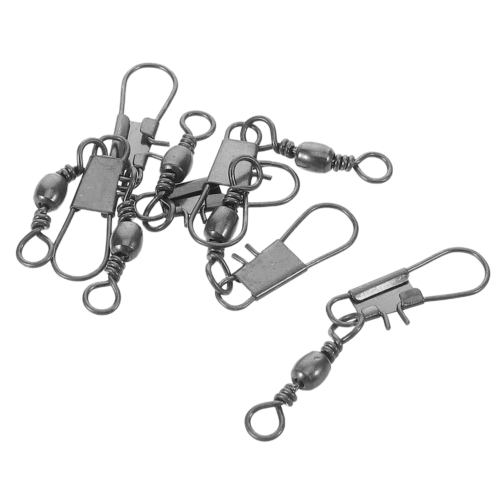 Ganchos de conector de rolamento para carretel de eixo, 6 peças, peças de reposição de metal, fácil instalação, leve, portátil para todos os tamanhos