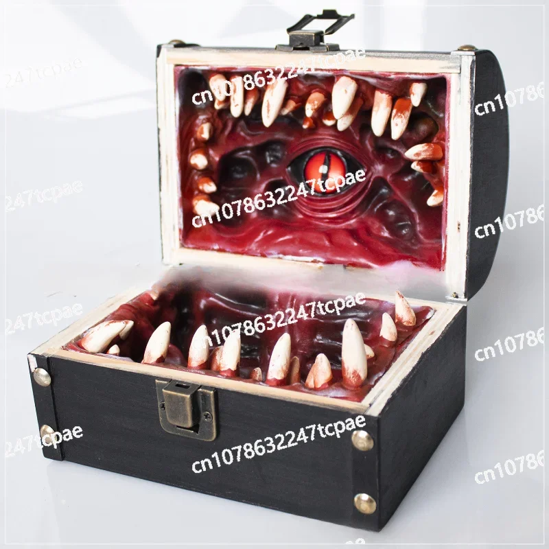 

Dungeon Demon Treasure box Halloween ornament dice storage box holiday gift scene decoration