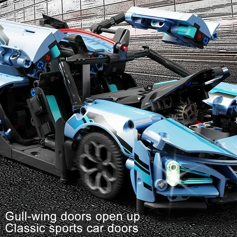 1188 Stuks Technische Expert Beroemde Racing Sport Auto Model Bouwstenen Stad Snelheid Voertuig Kinderen Gift Supercar Bricks MOC Speelgoed