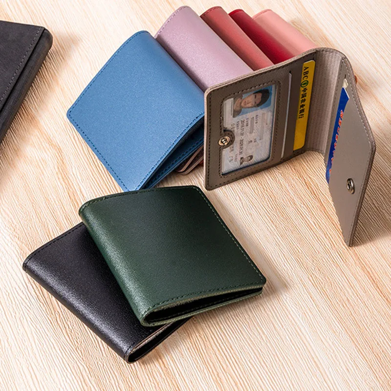 1Pc Credit Card Bag Slim and Compact Bank ID Card Case Driver's License Wallet Simple and Anti Id Business Card Holder Wallet