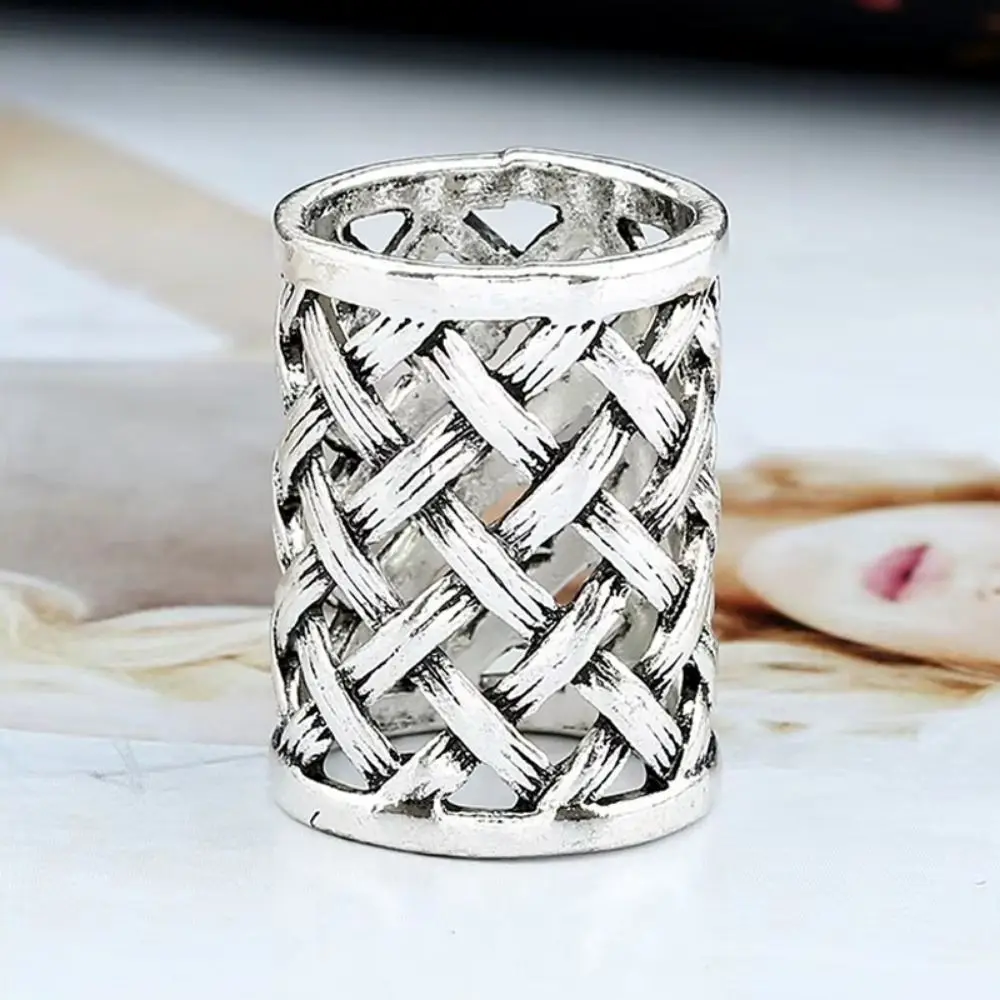 Alloy Scarf Buckle Ring Crossed Net Antique Finish Cloth Decorative Ornaments Cylindrical Scarves Clips Brooch