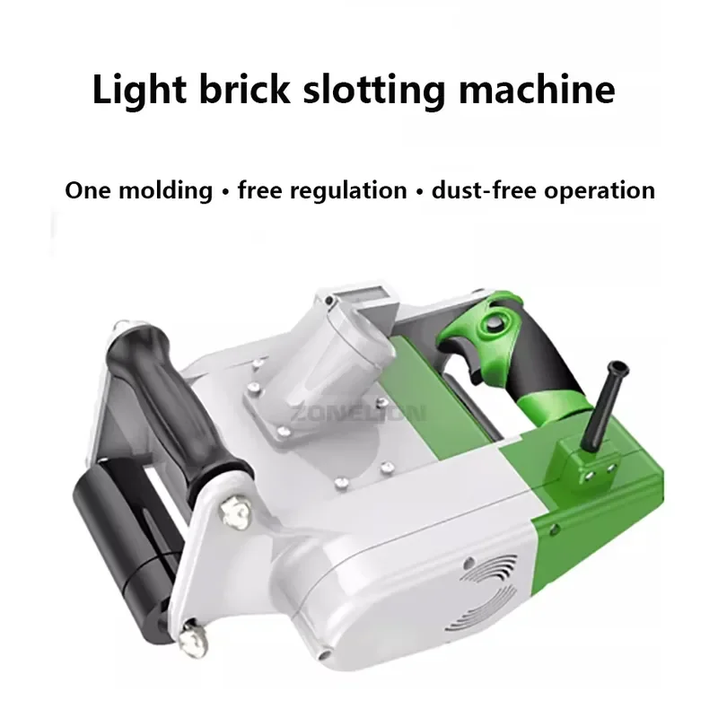 Professional Lumber Tool Dust-free Hydropower Stone Cutting Grooving Electric Industrial Concrete Wall Slotting Machine