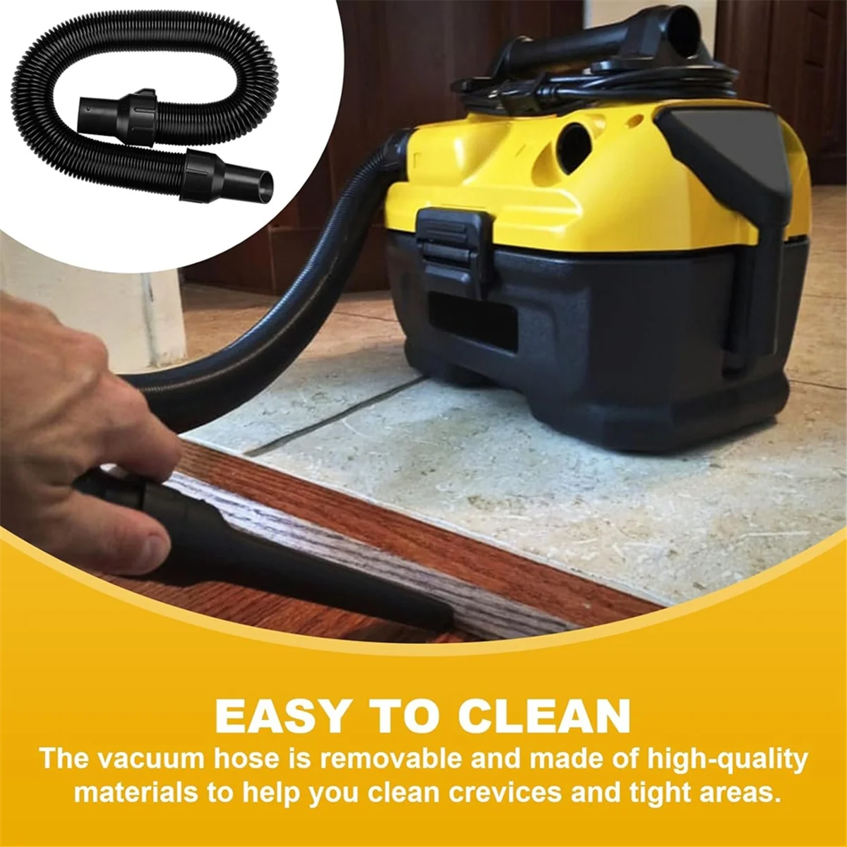 -BARU 5140128 -68 Rakitan Selang Pengganti untuk Dewalt Leaf Blower dan Vacuum 704660053412   DCV580DCV581H, untuk Selang Vakum DeWalt