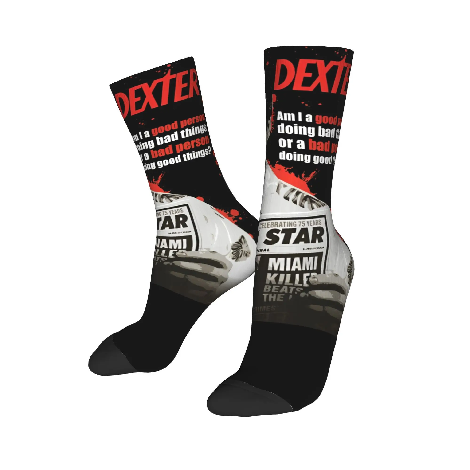 

DEXTER MORGAN Socks Merch For Men Women Sports Socks Cozy Birthday Present