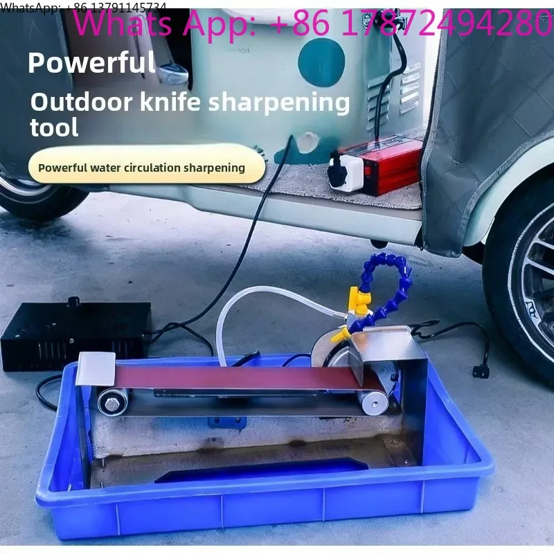 

New Stainless Steel Knife Grinding Machine Automatic Commercial Electric Belt Grinding Machine