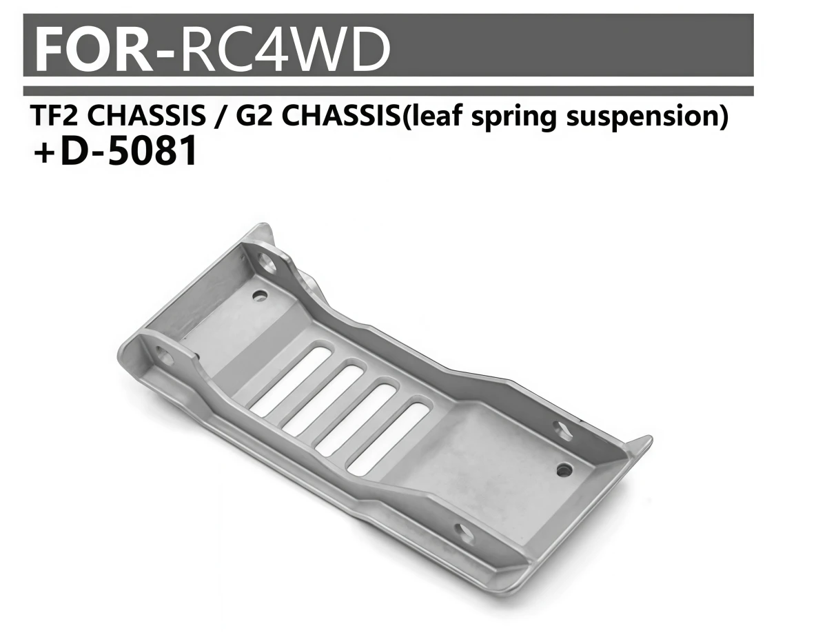 CChand Metal Reverse Transmission Skid Plate Guard for RC4WD TF2 / G2 Chassis Upgrade Parts