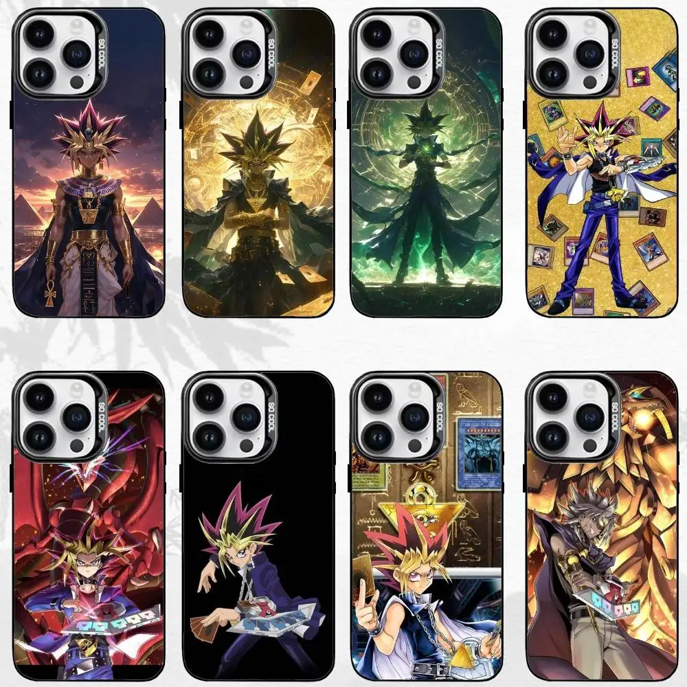 

Cartoon YU GI OH Game Phone Case For iPhone17,16,15,14,13,12,11 Plus,Pro Max Black Matte Shockproof Cover