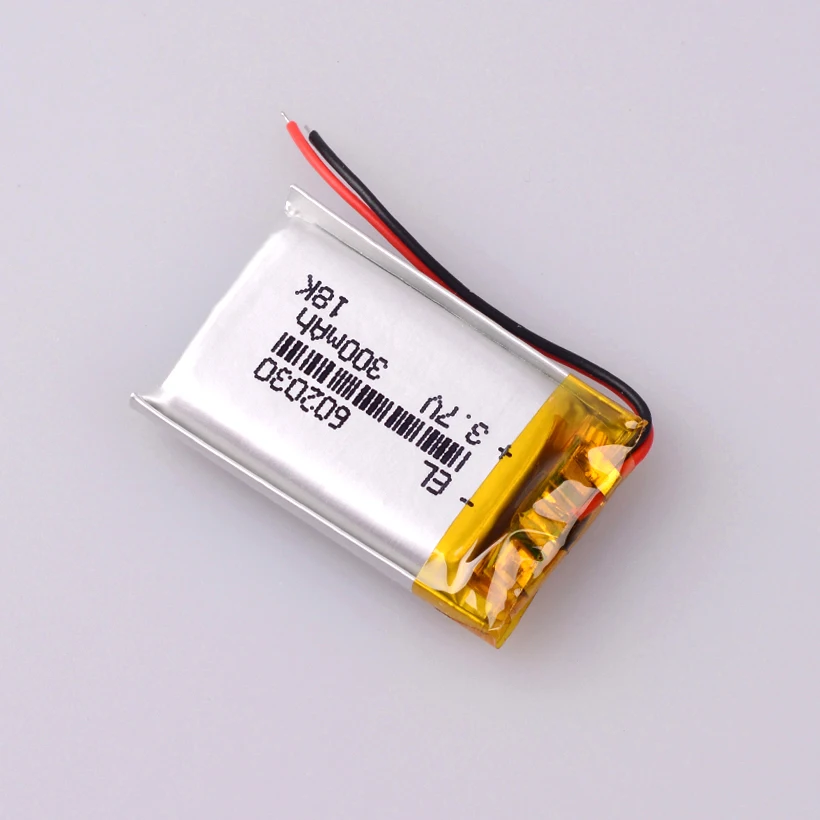 3.7V 300mAh 602030 Lithium li-Polymer Li-ion Battery for headphones mouse avto registratora video recorder-found mouse Bloody R7