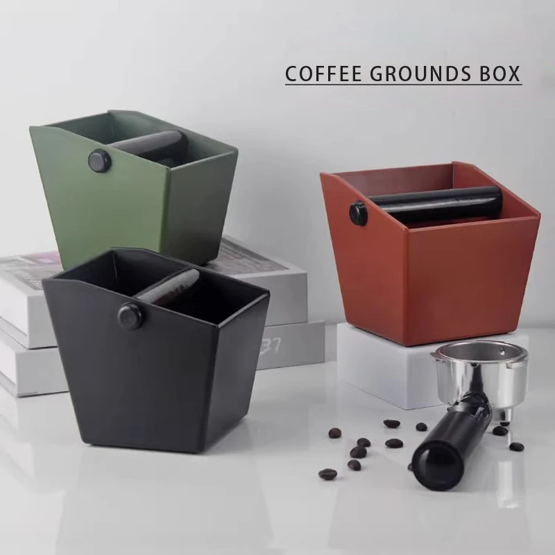 1Pcs Coffee Grounds Bucket Abs Material Kitchen Bar Coffee Waste Grounds Powder Storage Coffee Grounds Box Multi-Color