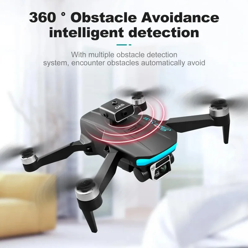S132 RC Drone GPS with 8K Professional Dual Camera 5G WIFI 360 Obstacle Avoidance FPV Brushless Motor RC Quadcopter Mini Drone