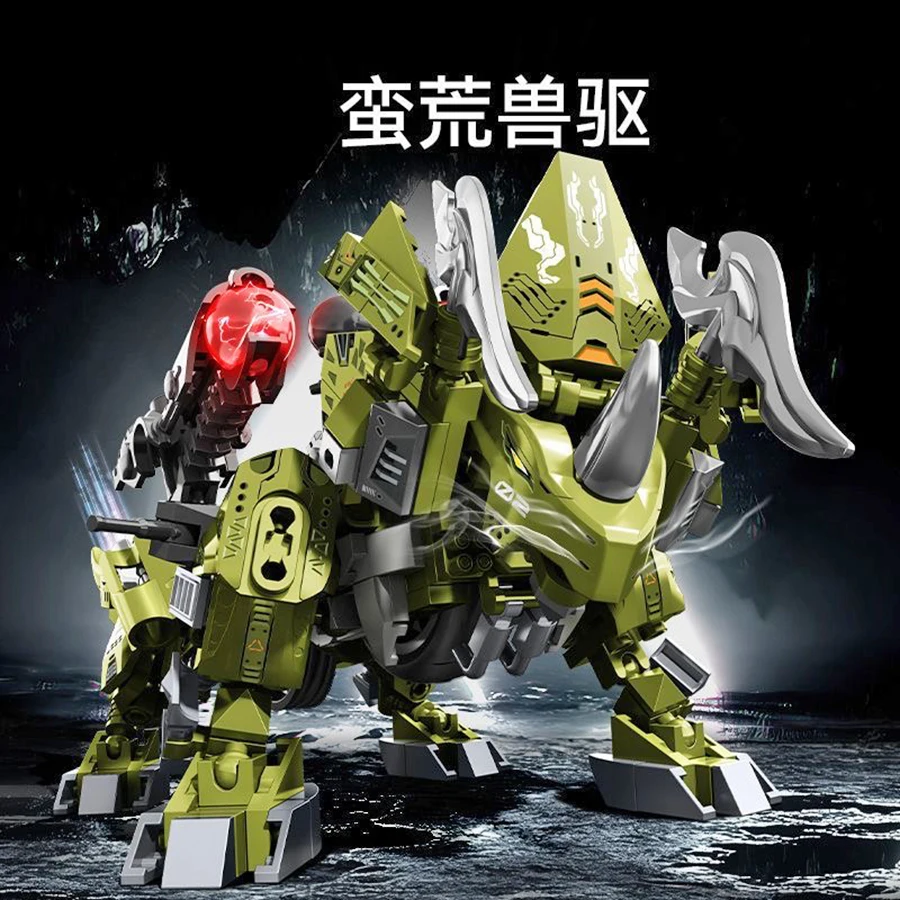 

Assemble puzzle small particle building block toys for boys' Children's Day birthday gifts, mecha model ornaments for boys