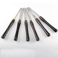 6pcs HSS Lathe Chisel Set for Wood Turning Root Furniture Carving Knife HSS Wood turning Tool Set