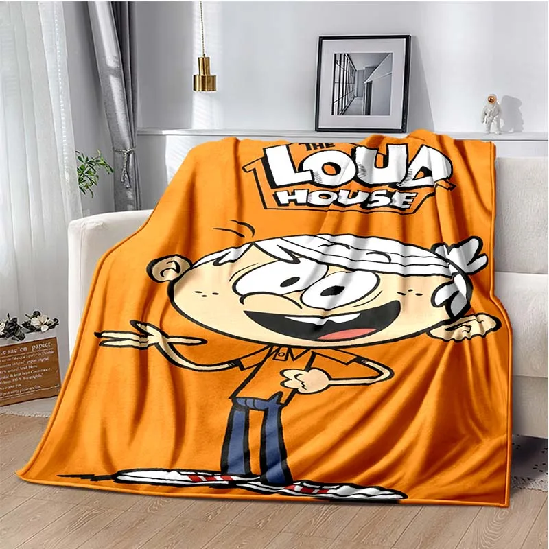 Animated comedy THE LOUD HOUSE Blankets,Soft Warm Throw Blanket,for Bathroom Bedroom Living Room Sofa Bed Car,brithday Gift