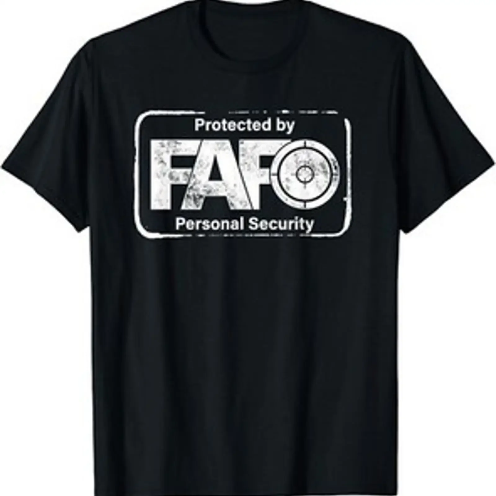 T-shirt unisexe amusant F FAFO Around and Find Out Gun Advocate Lover vintage, style streetwear délavé, légèrement graphique
