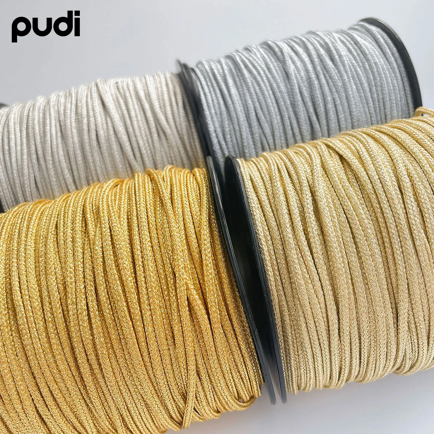 

100m Chinese Knot Hollow Ruyi with Rope Gold Wire Rope Jewelry DIY Pendant Rope Silver Gold Light Gold Webbing