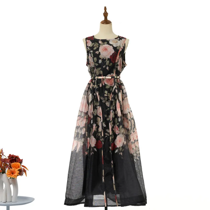 Ele Vita alta Svel Ricamo floreale Dr Versatile dimagrante Faionable 5 colori Casual Primavera Thi Tessuto di velluto