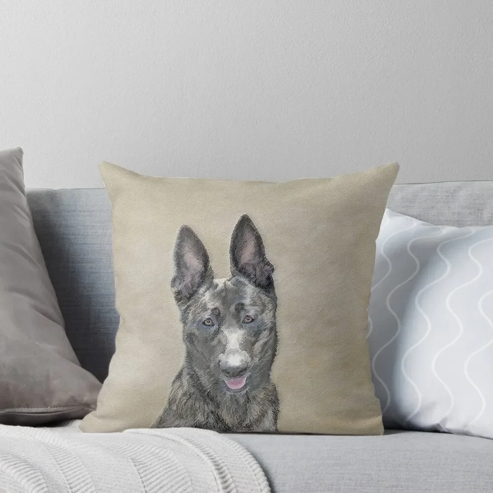 Dutch Shepherd Throw Pillow luxury throw pillow covers Decorative pillow case Room decorating items Anime