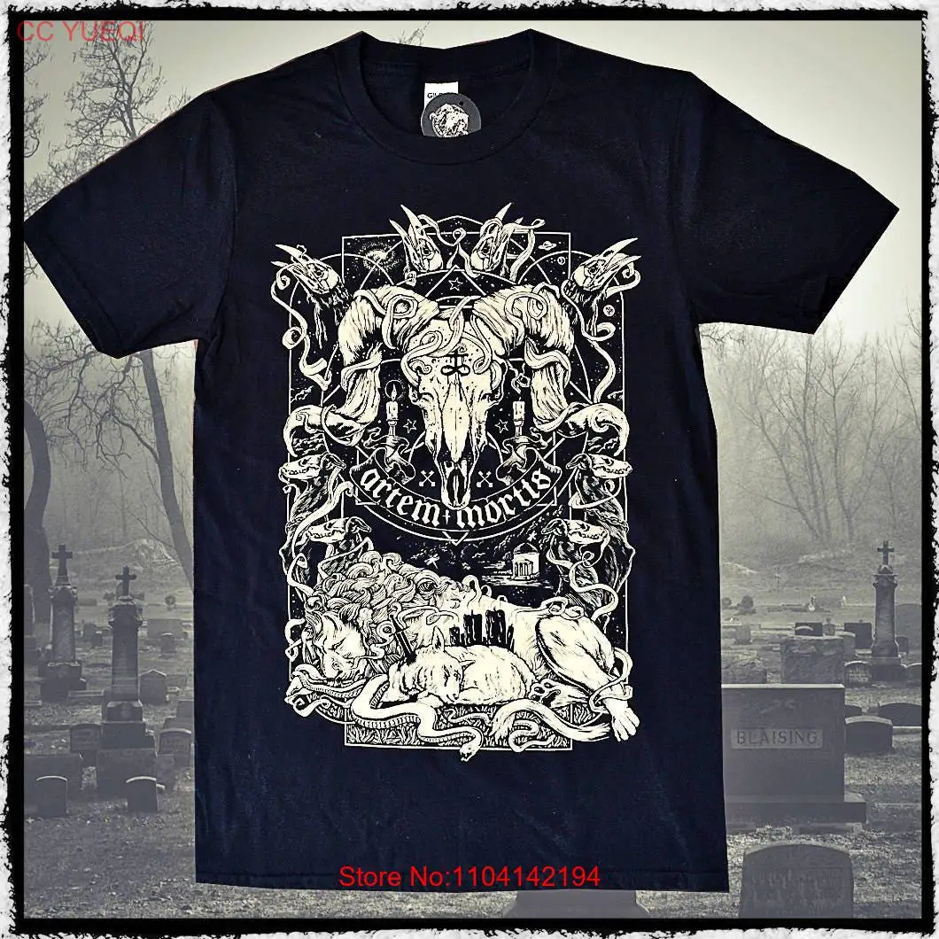 Artem Mortis Black T Shirt The Ritual long or short sleeves