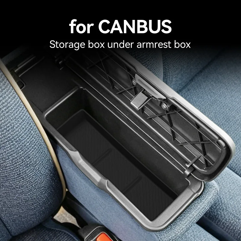Silicone Armrest Storage Box For Daihatsu Move Canbus 2022-2025 LA850 Center Console Organizer Tray Interior Accessories