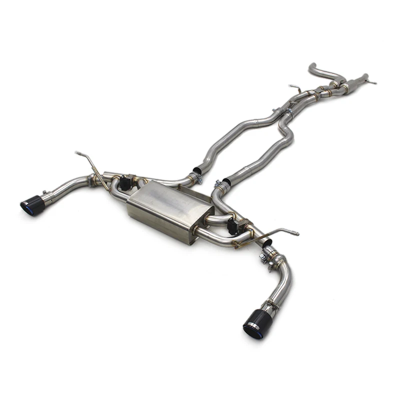 

Race High Performance Catback Exhaust For Audi Q7 2010-2023 Resonator X-pipe Center Section Stainless Steel Exhaust Muffler Pipe