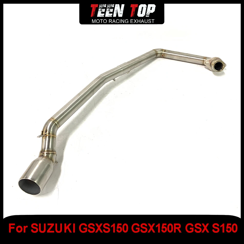 

51 мм мотоциклетная выхлопная передняя соединительная труба для SUZUKI GSXS150 GSX150R, выхлопное колено из нержавеющей стали gsxs150, соединительная труба