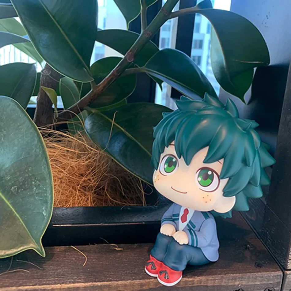 4 Figuras de Anime de My Hero Academia: Himiko Toga, Kurogiri Twice, Hatsume, Shigaraki, Deku, Bakugo, Togata, Dabi, Midoriya, Jiro, Regalos