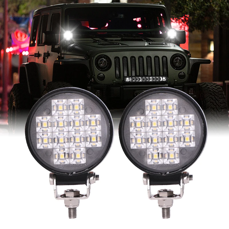 

For Jeep Wrangler TJ JK Led Work Light Spot Flood Combo LED Headlights for Truck Car SUV Boat Moto Forklift Light Night