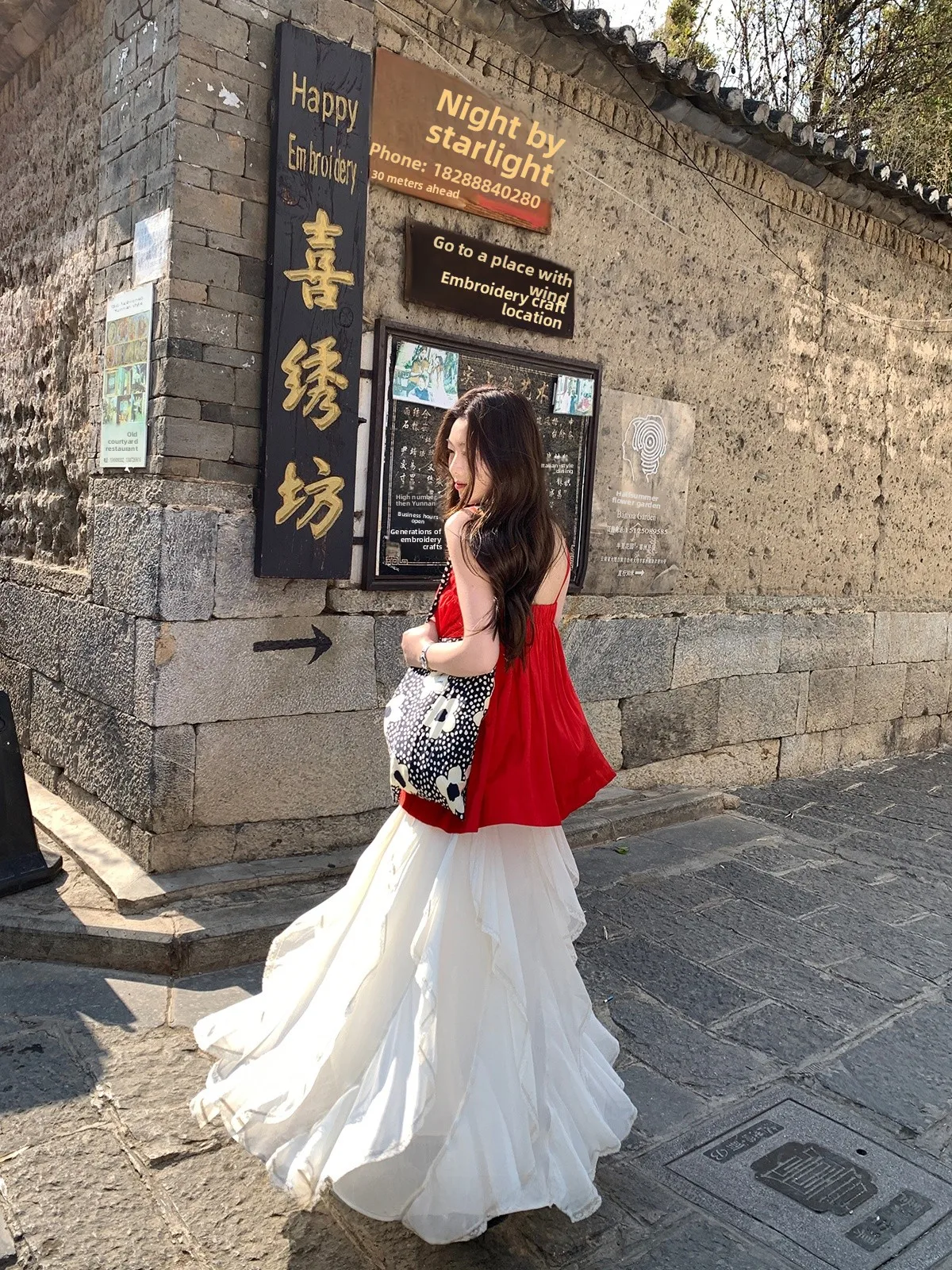 

Красный корейский жилет и ter Dr Set Женский праздничный многослойный топ из чистого цвета, смесь вискозы из полиэстера