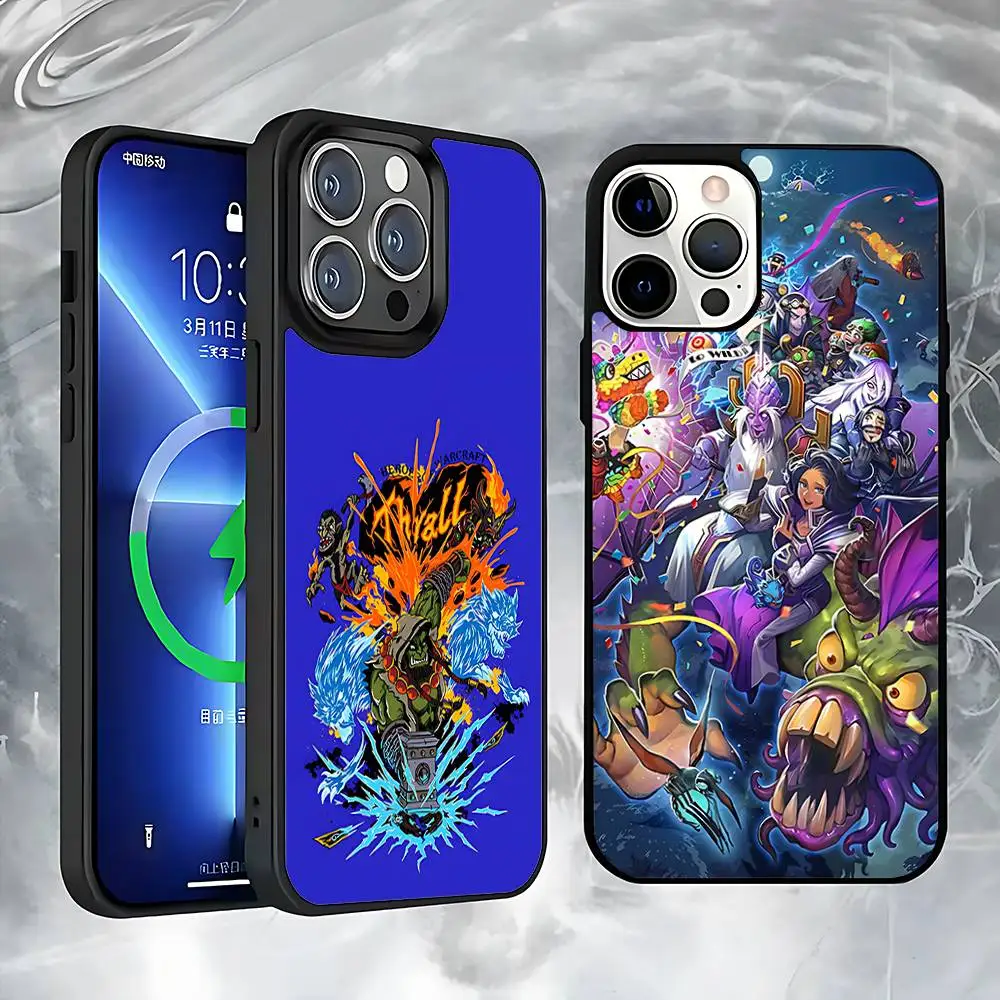 

H-Hearthstones GAME Phone Case For iPhone 17,16,15,14,13,12,11,Pro,Max,Plus,Mini,SE4,E Magnetic Magsafe Wireless Charging