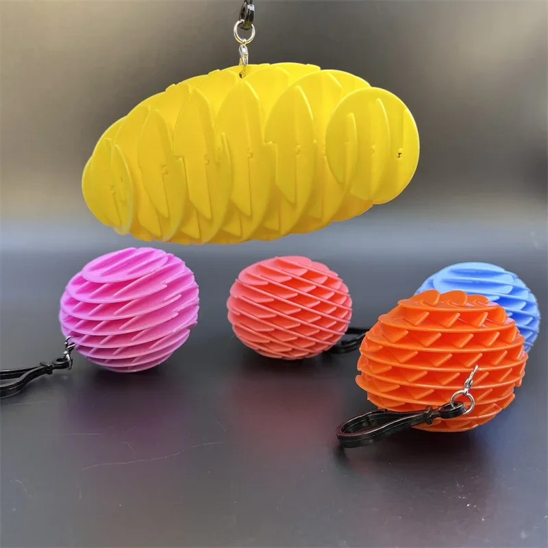 Creative Product Fidget Worm Stress-relieving Elastic Mesh Stress-relieving Healing Small Toy Decoration Can Be Played Easily