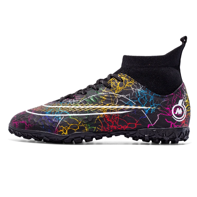 

Мужские высокие футбольные бутсы на шнуровке, легкие профессиональные спортивные футбольные бутсы, мужские тренировочные футбольные бутсы