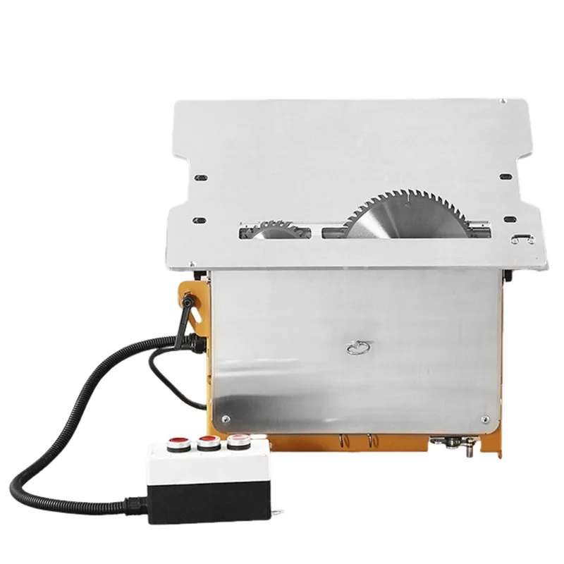 

Бытовая миниатюрная деревообрабатывающая настольная пила, многофункциональная деревообрабатывающая пила с раздвижным столом, встроенная прецизионная пила без пыли