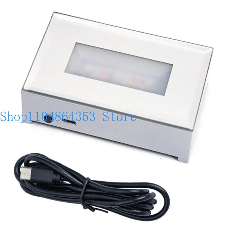652F Energy Saving Rectangle 3D Carved LED Light Stand USB Powered For Jewelry Display